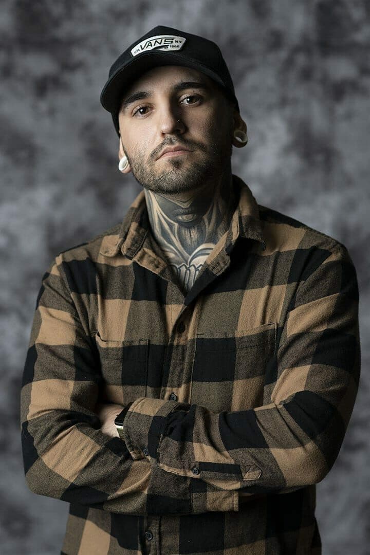 BJ Rascon, tattoo artist at Revolt Tattoos
