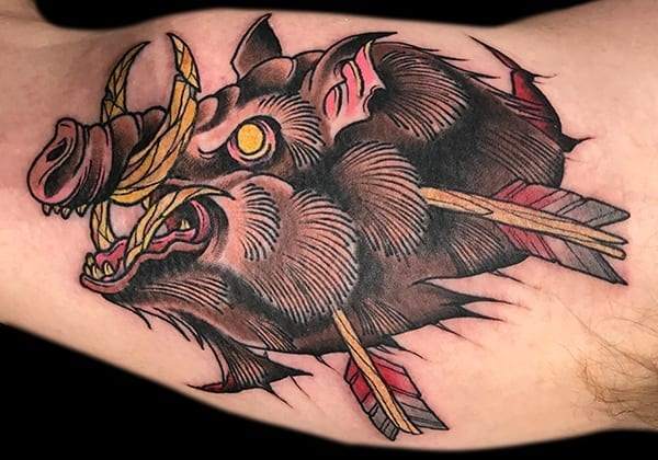 boar tattoo