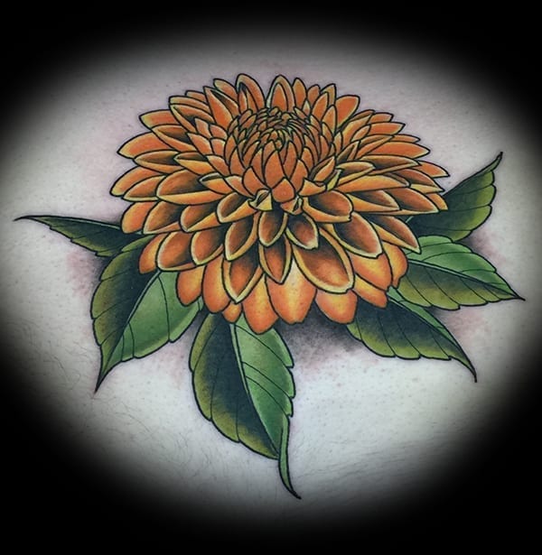 peony flower tattoo