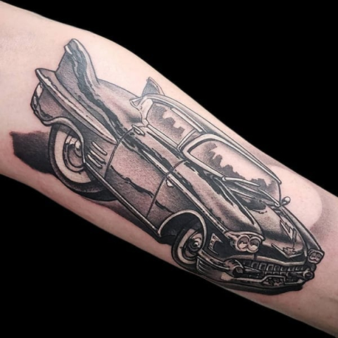 chevy car tattoo