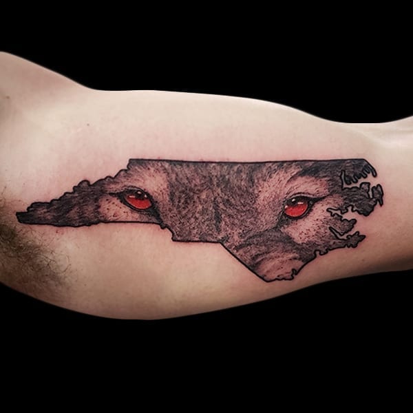 wolf tennessee tattoo