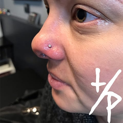 nostril piercing