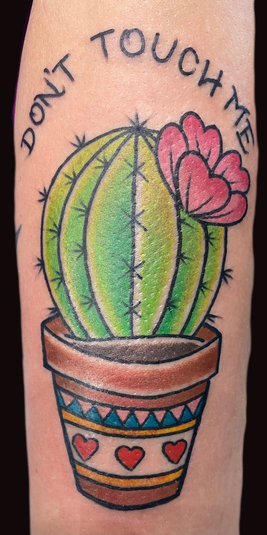 cactus traditional tattoo