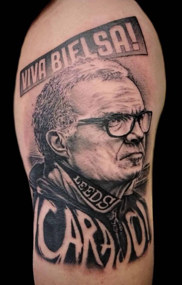 Realistic Leeds tattoo portrait