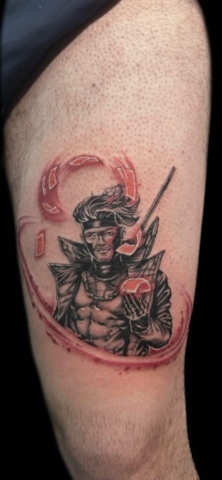 Gambit xmen tattoo