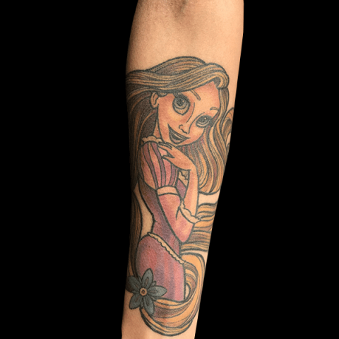 tangled tattoo