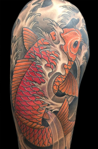 koi fish tattoo