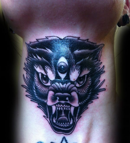 3 eyed wolf tattoo
