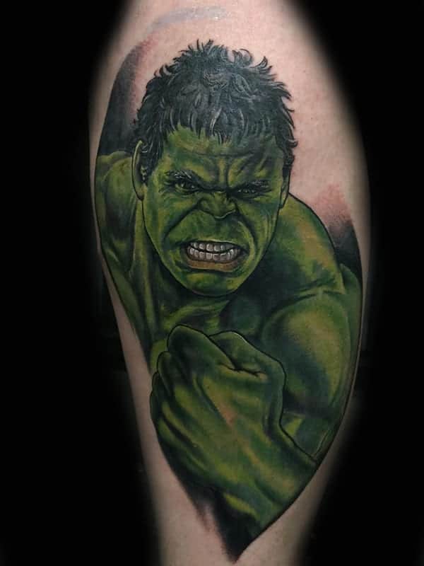 the hulk tattoo
