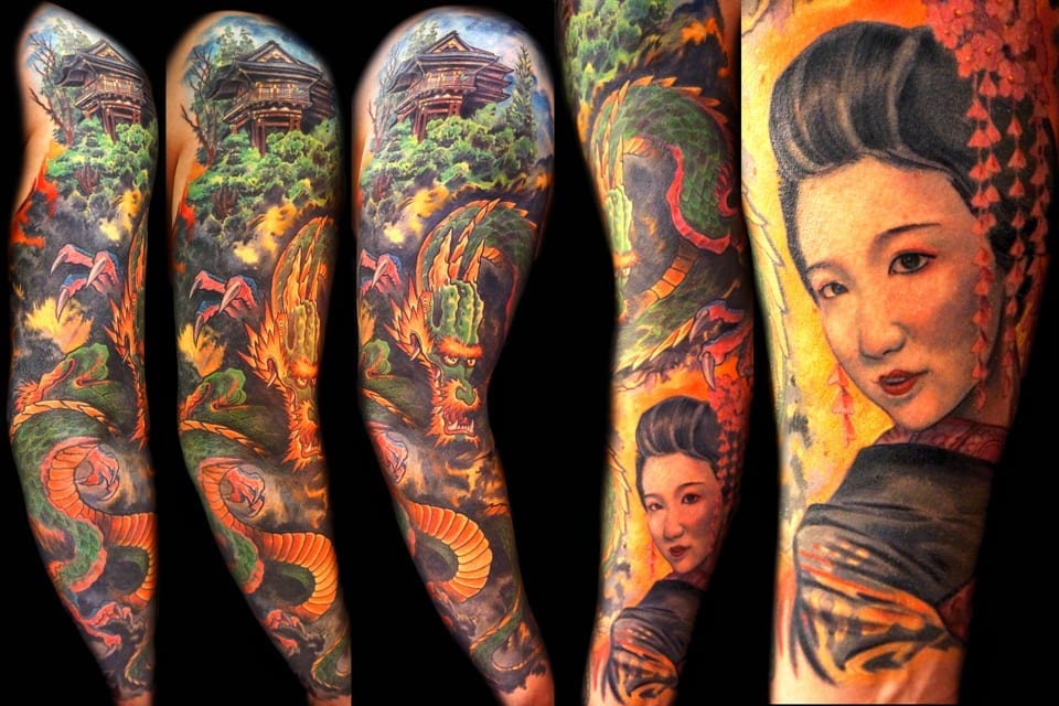 japanese tattoo sleeve