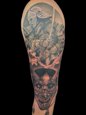 47 ronin tattoo, Elijah Nguyen, Artist at Revolt Tattoos