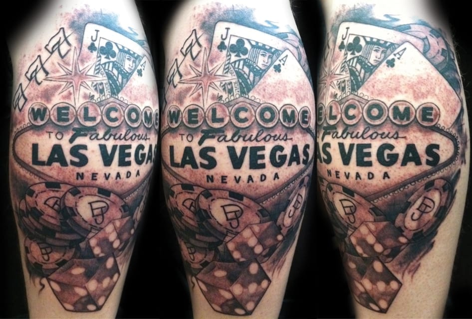 las vegas theme tattoo