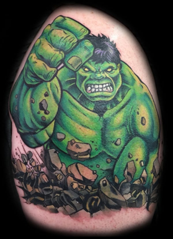 the hulk tattoo