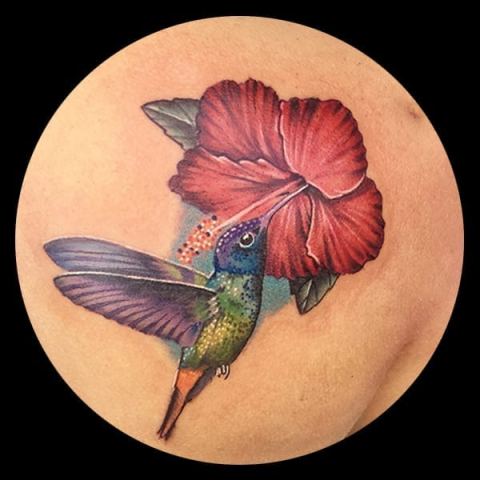 Hummingbird tattoo