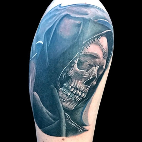 Reaper tattoo design
