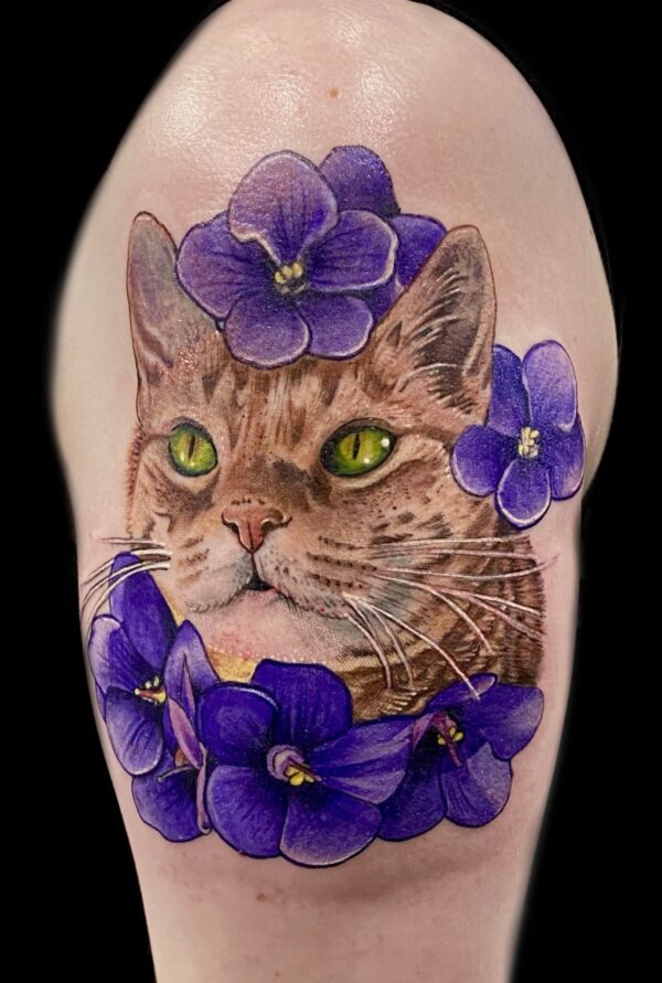 Cat tattoo