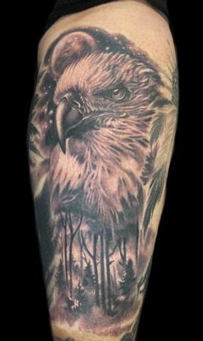 Tattoo by Brad Huntington, tattoo artist at Revolt Tattoos