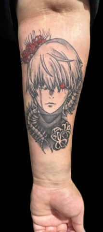 anime tattoo design