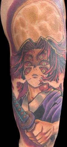 6 eyed anime tattoo
