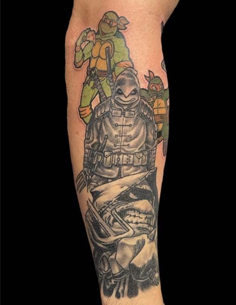 Tattoo by Fabian Rivera, artist at Revolt Tattoos