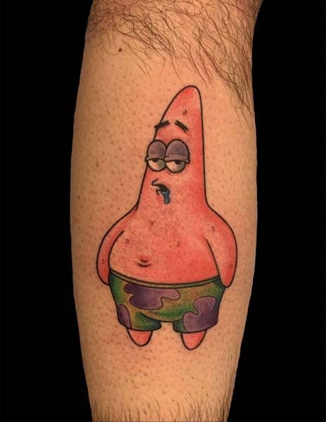 Patrick star, SpongeBob tattoo
