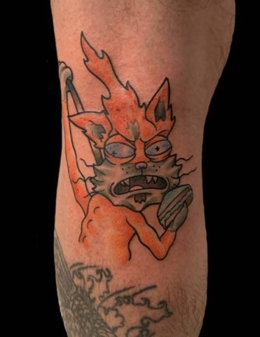 cat tattoo