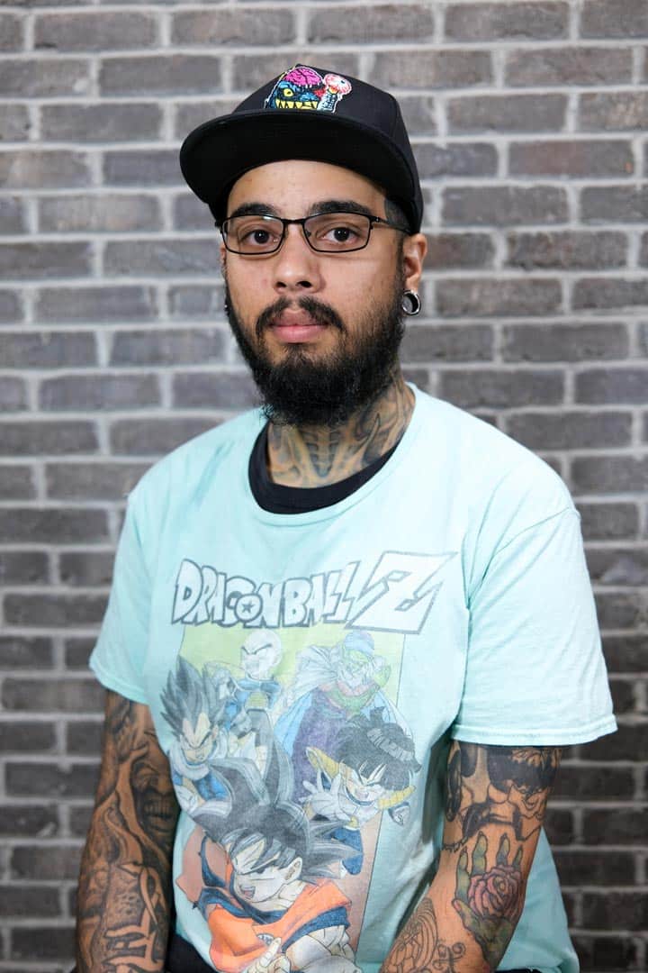 Fabian Rivera, tattoo artist at Revolt Tattoos Salt Lake