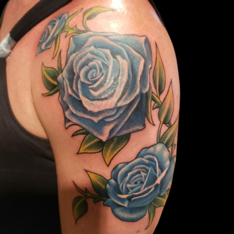 Tattoo by Steve Rivas, artist at Revolt Tattoos