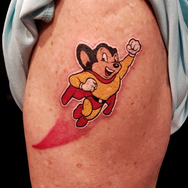 mighty mouse tattoo