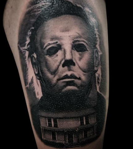 Michael Myers tattoo