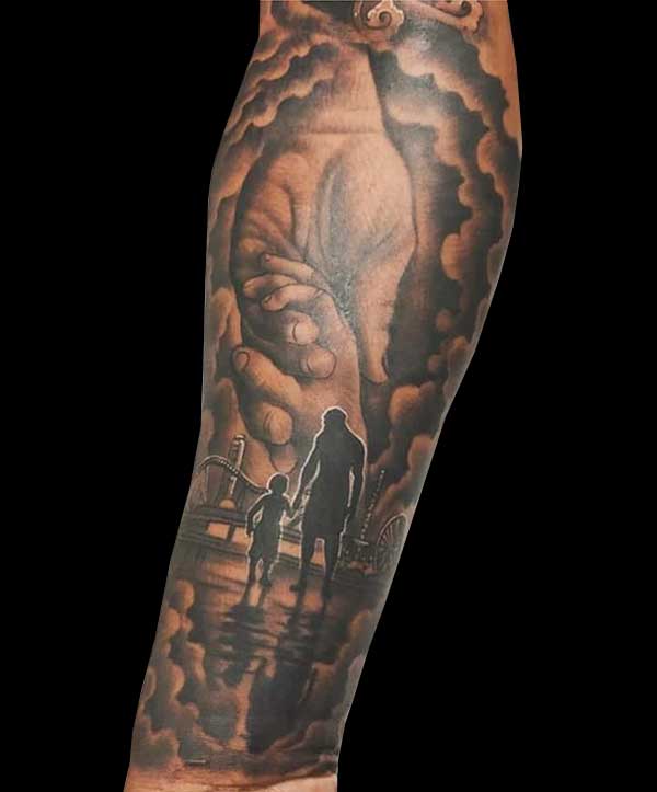 memorial tattoo,Danny DaVinci, Artist, Revolt Tattoos