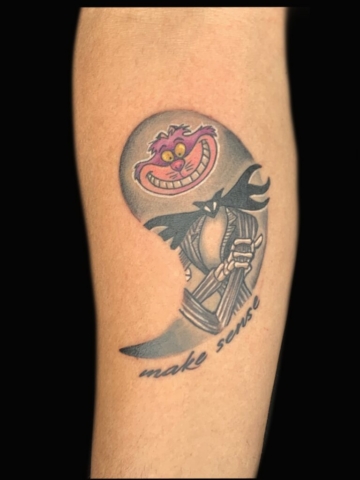 disney tattoo, Russell Loo, Artist at Revolt Tattoos