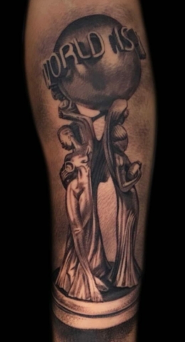 statue tattoo