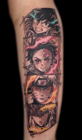 Anime tattoo