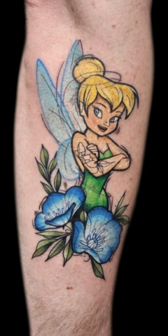 Tinker bell tattoo