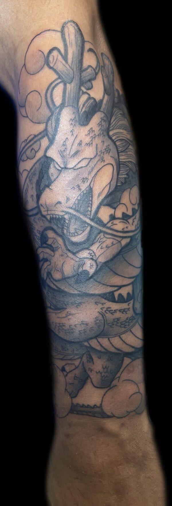 dragon anime tattoo