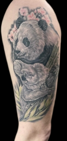 panda tattoo