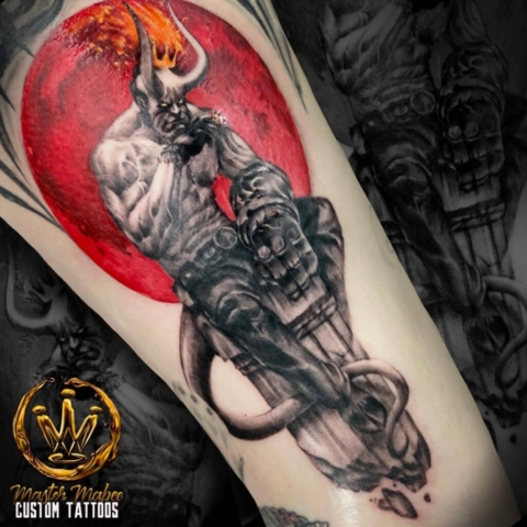 hellboy tattoo