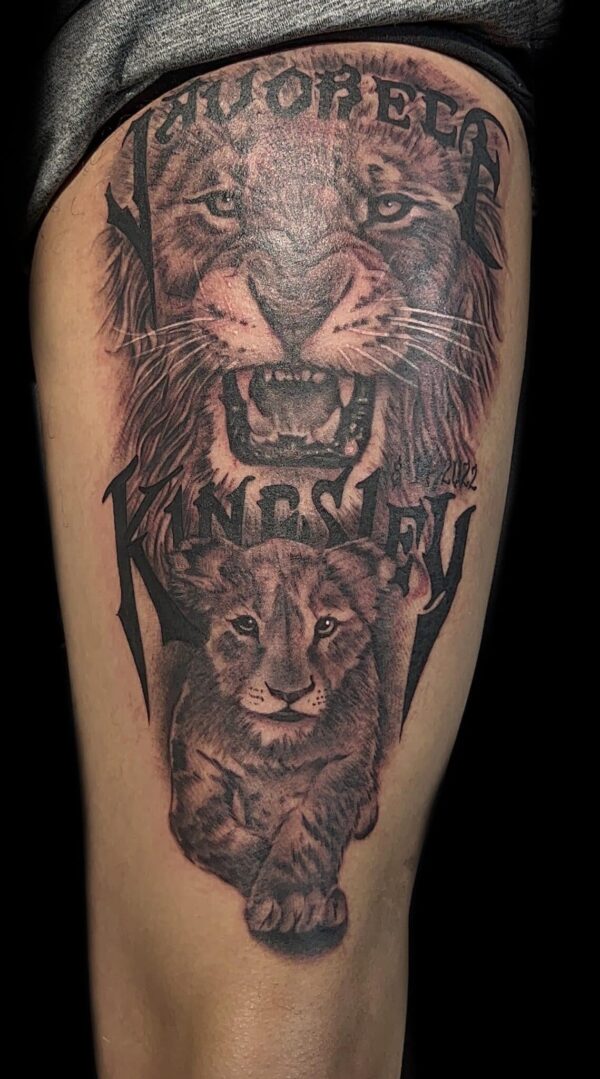 wolf tattoo, Danny DaVinci, Artist, Revolt Tattoos
