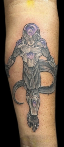 dragonball z vegeta tattoo, Danny DaVinci, Artist, Revolt Tattoos