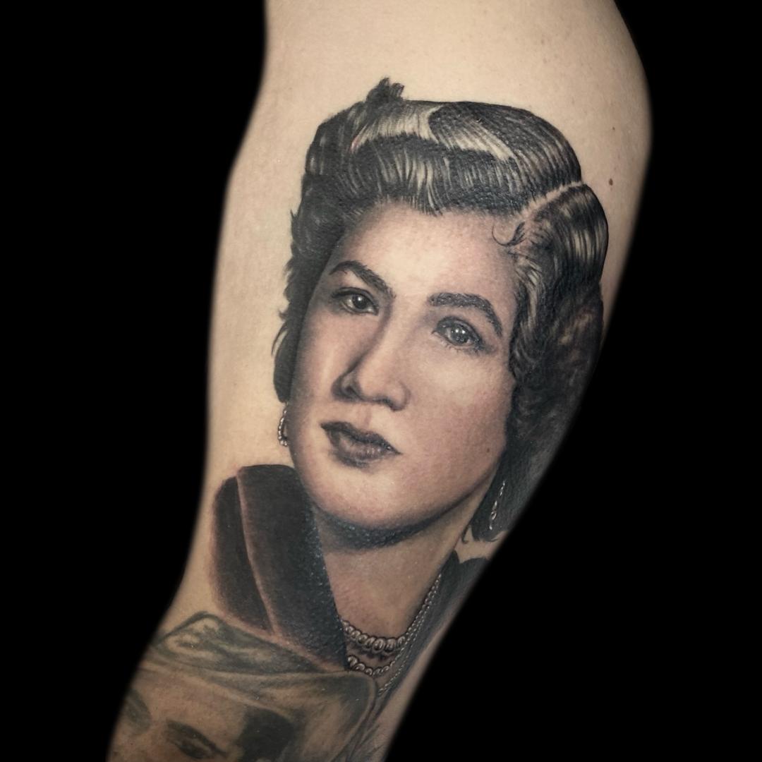 portrait, Jackie Gutierrez , Tattoo Artist at Revolt Tattoos in Las Vegas