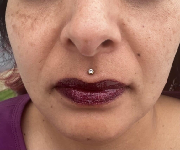 medusa piercing | Gabby Paz | Body Piercer at Revolt Tattoos in Salt Lake City.