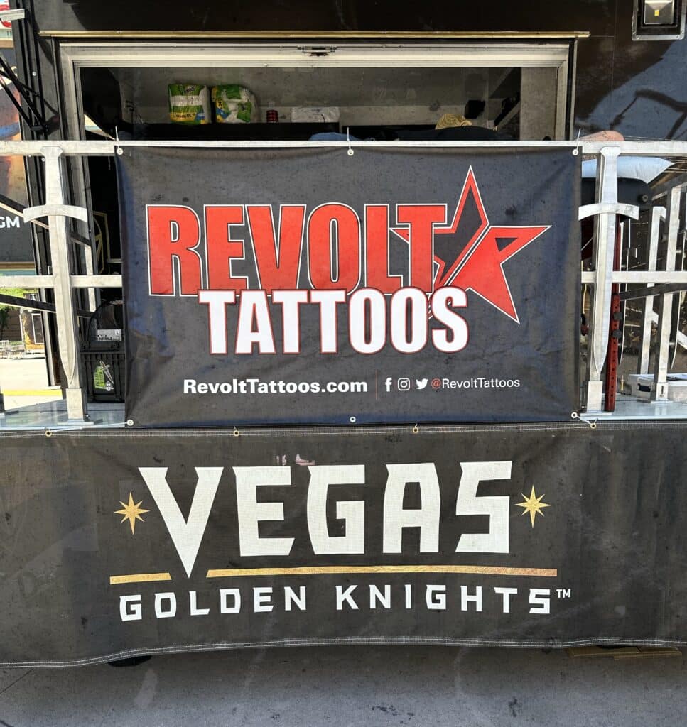 Revolt Tattoos X Vegas Golden Knights 