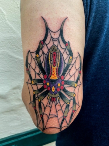 Spider tattoo