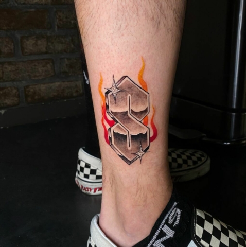 S chrome tattoo